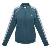 Купить Куртка тренировочная женская на молнии SST TT, синяя с нанесением логотипа
