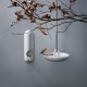 Купить Кормушка для птиц Bird Feeder Tube, настенная, белая с нанесением логотипа