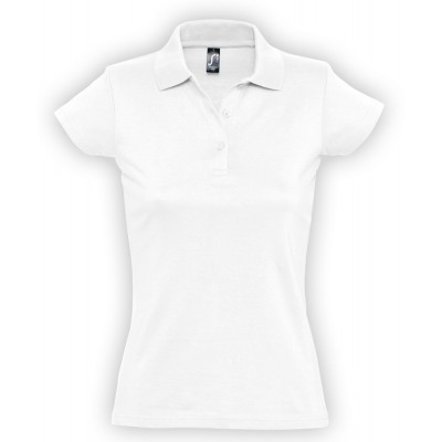Купить Рубашка поло женская Prescott Women 170, белая с нанесением