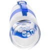Купить Бутылка для воды Fata Morgana, прозрачная с синим с нанесением логотипа