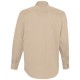 Купить Рубашка мужская с длинным рукавом BEL AIR, бежевая с нанесением логотипа