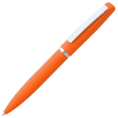Купить Ручка шариковая Bolt Soft Touch, оранжевая с нанесением