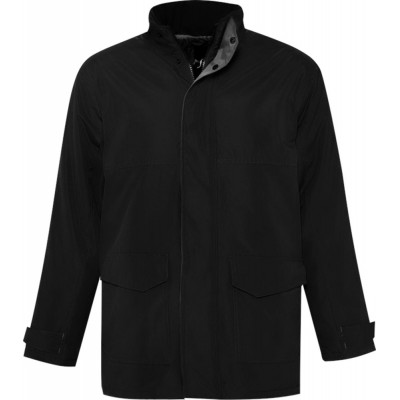 Купить Куртка унисекс RECORD черная с нанесением логотипа