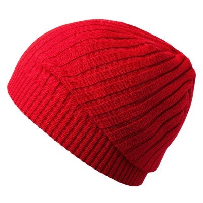Купить Шапка Stripes, красная (алая) с нанесением