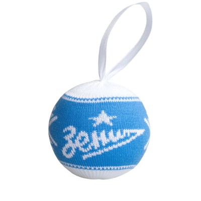 Купить Шар новогодний «Зенит», голубой с нанесением логотипа