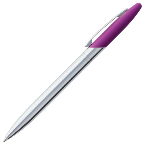 Купить Ручка шариковая Dagger Soft Touch, фиолетовая с нанесением логотипа Купить Ручка шариковая Dagger Soft Touch, фиолетовая с нанесением логотипа