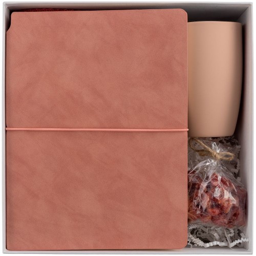 Купить Набор Pastels, красный (коралловый) с нанесением логотипа