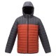 Купить Куртка мужская Outdoor, серая с оранжевым с нанесением логотипа