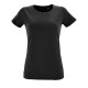 Купить Футболка женская REGENT FIT WOMEN, черная с нанесением логотипа