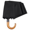 Купить Складной зонт Unit Classic, черный с нанесением логотипа
