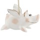 Купить Фарфоровая елочная игрушка Piggy Wingy с нанесением логотипа