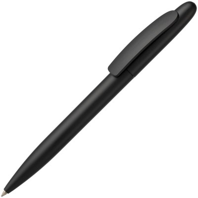 Купить Ручка шариковая Moor Silver, черная с нанесением
