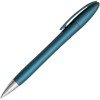 Купить Ручка шариковая Moon Metallic, синяя с нанесением логотипа