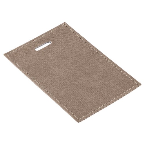 Купить Чехол для пропуска Twill, бежевый с нанесением логотипа