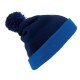 Купить Шапка BREEZE, темно-синяя с синим с нанесением логотипа