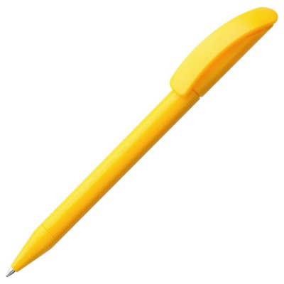 Купить Ручка шариковая Prodir DS3 TPP, желтая с нанесением логотипа
