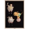 Купить Набор из 3 елочных игрушек Circus Collection: фокусник, силач и лев с нанесением логотипа