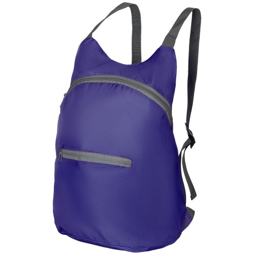 Купить Складной рюкзак Barcelona, синий с нанесением логотипа