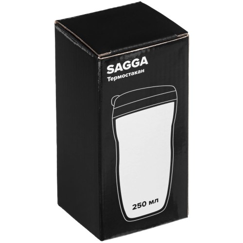 Купить Термостакан Sagga, красный с нанесением логотипа