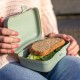 Купить Ланчбокс Basic Organic, зеленый с нанесением логотипа