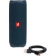 Купить Беспроводная колонка JBL Flip 5, синяя с нанесением логотипа