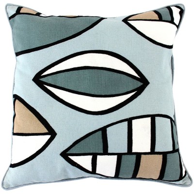 Купить Чехол на подушку «Гармония тайги», голубой с нанесением логотипа