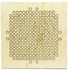 Фрактальный пазл Puzzliki Ring Medium, 24 детали