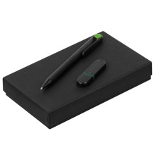 Набор YourDay Black, черно-зеленый