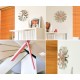 Купить Часы настенные Ribbon, стальные с нанесением логотипа