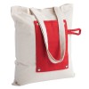 Купить Холщовая сумка Dropper, складная, красная с нанесением логотипа