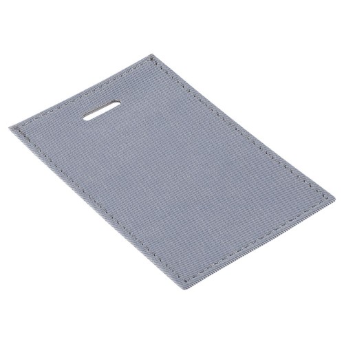Купить Чехол для пропуска Twill, серый с нанесением логотипа
