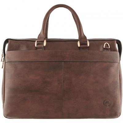 Купить Портфель для документов Vintage, коричневый с нанесением