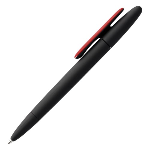 Купить Ручка шариковая Prodir DS5 TRR-P Soft Touch, черная с красным с нанесением логотипа Купить Ручка шариковая Prodir DS5 TRR-P Soft Touch, черная с красным с нанесением логотипа