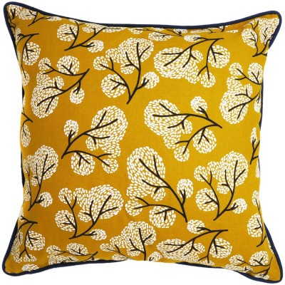 Купить Чехол на подушку «Сибирский цветок», горчичный с нанесением логотипа