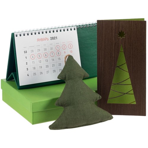 Купить Набор Meet and Greet, зеленый с нанесением логотипа