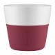Купить Набор стаканов Lungo Tumbler, гранатовый с нанесением логотипа