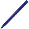 Купить Ручка шариковая Clear Solid, синяя с нанесением логотипа