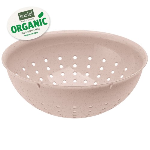 Купить Дуршлаг Palsby Organic, средний, розовый с нанесением логотипа