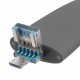Купить Флешка Pebble Universal, USB 3.0, серая, 64 Гб с нанесением логотипа