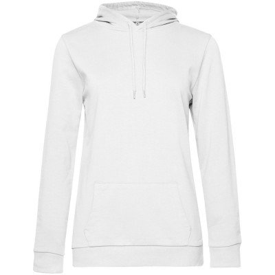 Купить Толстовка с капюшоном женская Hoodie, белая с нанесением