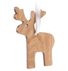 Деревянная подвеска Carving Oak, в форме лося