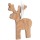 Деревянная подвеска Carving Oak, в форме лося