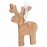 Деревянная подвеска Carving Oak, в форме лося