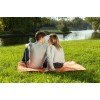 Купить Плед для пикника Comfy, оранжевый с нанесением логотипа