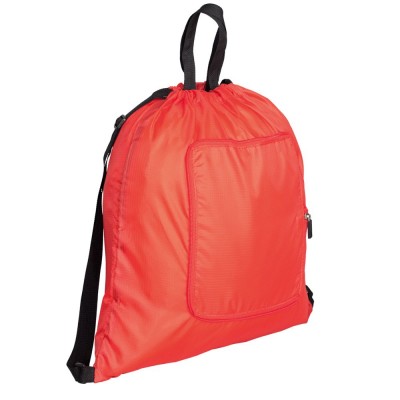 Купить Складной рюкзак lilRucksack, красный с нанесением логотипа