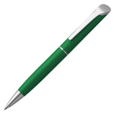 Купить Ручка шариковая Glide, зеленая с нанесением