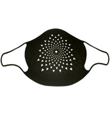 Многоразовая маска с прополисом PropMask, силиконовая, черная