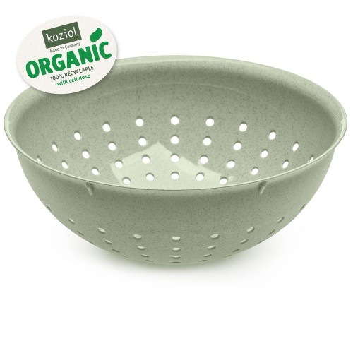 Купить Дуршлаг Palsby Organic, средний, зеленый с нанесением логотипа