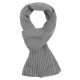Купить Шарф Stripes, серый с нанесением логотипа