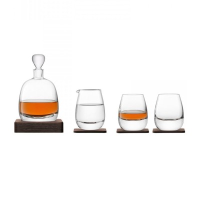 Купить Набор для виски Islay Whisky с деревянными подставками с нанесением логотипа